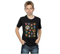 Coco Heads Pattern T-Shirt Disney Black 5-6 Years