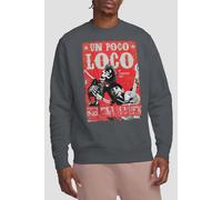 Coco Hector And Miguel Un Poco Loco Poster Sweatshirt Charcoal Coco Charcoal XXL