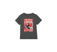 Coco Hector and Miguel Un Poco Loco Poster Unisex Kids T Shirt, Charcoal, 9-10 Years
