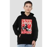 Coco Hector And Miguel Un Poco Loco Poster Youth Kids Pull-Over Hoodie, Black Disney Black 7-8 Years