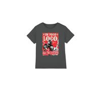 Coco Hector & Miguel Un Poco Loco Poster Kids T-Shirt Charcoal | Size: 7-8 Years Coco Charcoal 7-8 Years