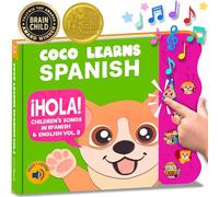 Coco Learns Spanish Vol. 3 | Musical Spanish Book & Bilingual Toy for Toddlers & Babies; Libros en Español para Niños; Spanish Baby Book & Children’s Book; Learn Spanish for Kids, Niñas, Niños, Bebes