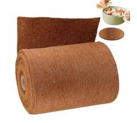 Coco Liner - Fiber Planter Liner with Breathable Water Retention Design, Healthy Root Growth and Moisture Balance, Gardening Accessory for Outdoor Pots Boxes, Eco-Friendly Brown Finish