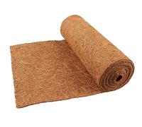 Coco Liner Roll 3m*0.3m/120" x 12", Natural Coconut Hanging Basket Liner, Reusable Coco Fiber Mat Coco Replacement Basket, Coconut Fiber Sheet Coir Mat Liner for Planter, Window Box, Wall Troughs