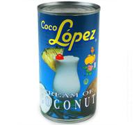 Coco Lopez Coconut Cream Tins 425g - Set of 6 | Real Cream of Coconut - Pina Colada Cocktail Mixers