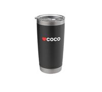 Coco Love, Heart Design Loved by Anyone who Likes Coco Stainless Steel Insulated Tumbler