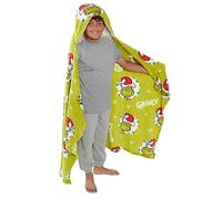 Coco Moon The Grinch Gifts Christmas Hooded Blanket | Festive Blanket Hoodie For Kids Boys & Girls Ages 2-5 Years