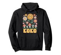 COCO Mother’s Day Floral Sunflower Mushroom Style Pullover Hoodie