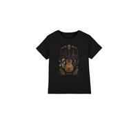 Coco Boys Painted Poster with Guitar, Ernest, Miguel and Hector Unisex Kids T-Shirt, Black, 3-4 Years UK