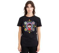 Coco Remember Me with Miguel, Ernesto, Imelda, Dante, Hector Ladies T Shirt, Black, Medium