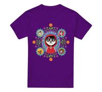 Coco Remember Me With Miguel, Ernesto, Imelda, Dante, Hector T-Shirt Purple | Size: Medium Coco Purple M