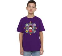 Coco Remember Me with Miguel, Ernesto, Imelda, Dante, Hector Unisex Kids T Shirt, Purple, 3-4 Years