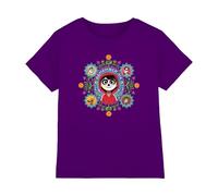 Coco Remember Me with Miguel, Ernesto, Imelda, Dante, Hector Unisex Kids T Shirt, Purple, 9-10 Years