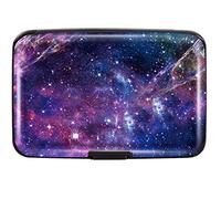 Coco Rossi Mini Credit Card Holder for Women or Men, RFID Blocking Slim Hard Case ID Holder Travel Wallet Mist Small