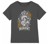 Coco Seize Your Moment with Ernesto De La Cruz Unisex Kids T Shirt, Charcoal, 9-10 Years