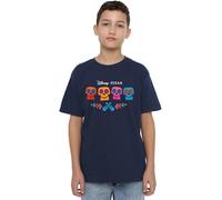 Coco Skull Logo Full Color Unisex Kids T Shirt, Navy, 12-13 Years