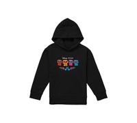Coco Skull Logo Full Color Youth Kids Pull-Over Hoodie, Black Disney Black 7-8 Years