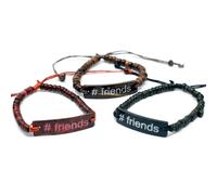 Coco Slogan Bracelets - #Friends