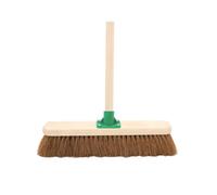 Coco Soft Broom With Handle 18 Inch G.01/Black T/C4 - New + 24h Delivery