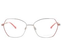 Coco Song Broken Wings CV187 Women's Glasses, Red, Size 54
