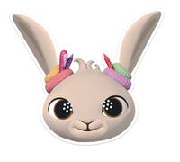 Coco the Bunny from Bing Official 2D Card Party Mask