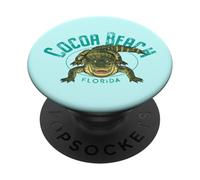Cocoa Beach Florida Alligator Design PopSockets Adhesive PopGrip