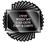 Cocoa Bottle Sticker - I Love It When My Car Gets Fast & Dirty Custom Durable Sticker Easy Apply for Western Decor(6X9CM)