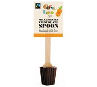 Cocoa Loco Handmade Milk & Orange Hot Chocolate Spoon - 30g