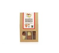 Cocoa Loco Organic F/T Hot Chocolate Spoon Gift Set 115g