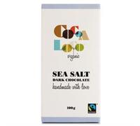 Cocoa Loco Organic & Fairtrade 73% Dark Chocolate & Sea Salt Bar 100g
