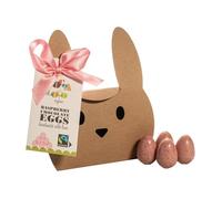 Cocoa Loco Organic White Chocolate & Raspberry Mini Eggs Easter 140g