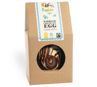 Cocoa Loco Thick Marble Easter Egg With Chocolate Buttons - 225g