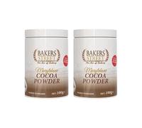 Cocoa Powder 2X100g | Unsweetened Cocoa Powder For Baking Cakes, Brownies, Cookies, Frostings & Ganache By Bakers Street (NP)