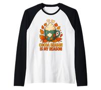 Cocoa Season is My Reason Autumn Mug Raglan Baseball Tee