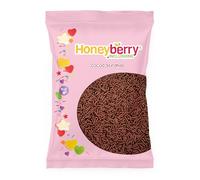 Cocoa Sugar Strands Sprinkles 55g Sachet - Natural Vermicelli Chocolate Style Sprinkles - Perfect for Baking, Cupcake and Cake Decorations, Ice Cream, Desserts and Icing Decoration Toppers