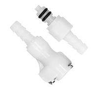 Cocoarm 1/4in Hose Barb Quick Connector, Food Grade Plastic Fitting, Proof for Home Brewing and Beer Production.