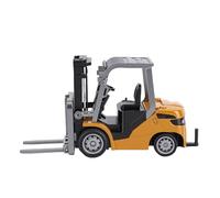 Cocoarm 1/64 RC Forklift Toy 8-Channel Remote Control Construction Vehicle Zinc Alloy Engineering Truck with Movable Fork for Kids Play