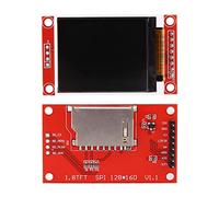 Cocoarm 1.8 Inch SPI TFT LCD Display Module, ST7735 128x160 Color Screen with SD Card Socket and PCB Adapter for 8051 AVR PIC ARM