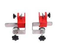 Cocoarm 1 Pair Drawer Installation Fixing Clamp, Stainless Steel Drawer Mounting Hardware Clamp Adjustable Drawer Panel for Furniture Assembly with Rapid Clamping Mechanism