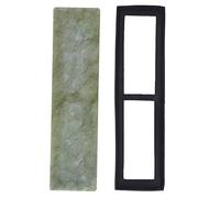 Cocoarm 10000 Grit Sharpening Stone, Emerald Whetstone with Rubber Base, Water Use, Self Sharpening Material, 200 X 50 X 12 Mm for Home Kitchen Restaurant Chefs
