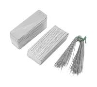 Cocoarm 100pcs Double Sided Write On Metal Labels for Outdoor Gardening with Aluminum Plant Tags, Tree Identification Tags
