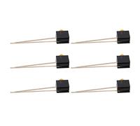 Cocoarm 100Pcs LED Holder, Plastic 3mm LED Lampshade 90 Degree Bend, Single Hole Lamp Holder, Upright Mount, Pin Protection, for PCB Industrial Control Components (Orange Light)
