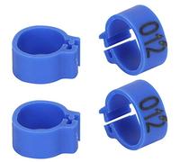 Cocoarm 100Pcs Numbered Bird Foot Rings for Pigeons, Easy Identification, Efficient Management, Lightweight, Suitable for Homing Pigeons or Most Adult Birds (Blue)