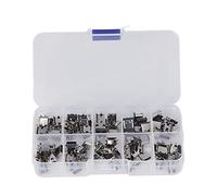 Cocoarm 100Pcs TYPE C USB Female Plug Connector, USB C Female Jack Solder Adapter Set with Stainless Steel for Computers Keyboards Chargers