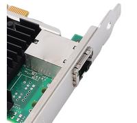 Cocoarm 10Gb PCIe Network Card, X540 T1 Single RJ45 PCIe Ethernet Adapter, 2.0 X8 100MbE 1GbE 10GbE, Offload QoS PXE, for Servers Data Centers 32 to 131°F