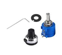 Cocoarm 10K Ohm Potentiometer, 10-Turn 10 Kω Pot 10K 10 Turn Pontiomers 3590S 2 103L Multi Turn Wirewound Precision Pot, 10-Turn 10 Kω Pot, Pontiomer 10K Multi Turn With 10 Turn Counting Dial Knob For