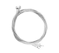 Cocoarm 10pcs Bike Brake Cable, Steel Zinc Braking Line Replacement, Wear Resistant Anti Rust, with Zinc Ends for Disc Road Mountain Bikes