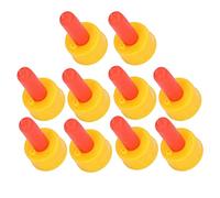 Cocoarm 10Pcs Goat Nursing Nipple Sheep Lamb Feeder with Vent Hole Steel Ball for Orphaned Baby Animals Dogs Foals Easy to Use Safe Silicone Material Portable Lightweight
