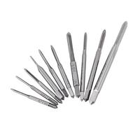 Cocoarm 10pcs Machine Hand Taps Set High Speed Steel Threading Tools for M1 to M3.5 Automotive and Metalworking