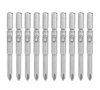 Cocoarm 10Pcs Screwdriver Bit Set Magnetic Cross Screwdriver Bit S2 Alloy Steel 60mm 4mm Electric for Repair Assembly Install Work for DIY Users